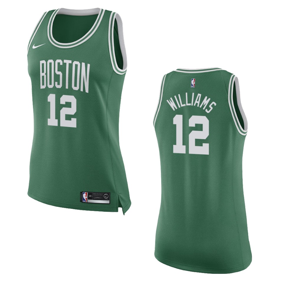 Women's Boston Celtics Grant Williams #12 Swingman Icon Green Jersey 2401IEHN